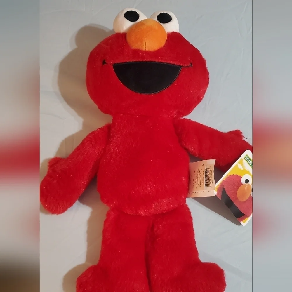 Sesame Street Red Elmo Bird Toy. Soft And Plush. New With Tags